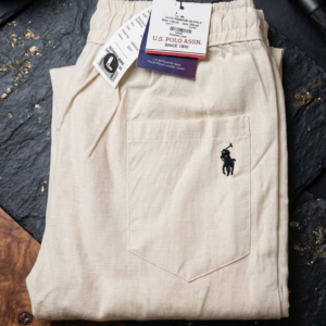 U.S. POLO ASSN Lilen Premium Men’s Linen Blend Casual Trouser