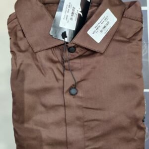 MENS BROWN COLOR SLIM FIT SHIRT