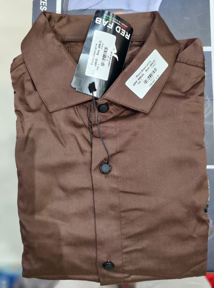 MENS BROWN COLOR SLIM FIT SHIRT - Image 2